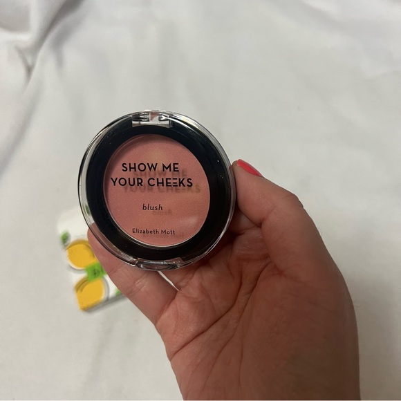 elizabeth mott show me your cheeks blush soft pink Nov sale - Picture 4 of 5